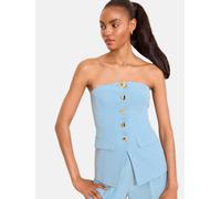 Lipsy Gilet de costume bleu ciel, Taille 42