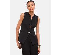 Lipsy Gilet de costume noir, Taille 34