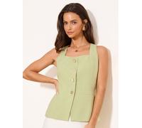Lipsy Gilet de costume vert clair, Taille 44