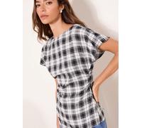 Lipsy T-shirt gris / noir / blanc, Taille XXL