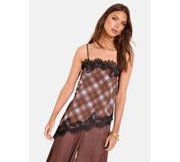 Lipsy Haut marron / brun foncé / gris clair / noir, Taille L