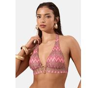 Lipsy Hauts de bikini beige / rose / rose, Taille 80