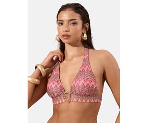 Lipsy Hauts de bikini beige / rose / rose, Taille 80