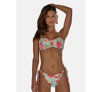 Lipsy Hauts de bikini bleu clair / vert / abricot / fuchsia, Taille 90