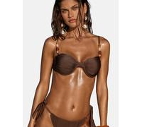 Lipsy Hauts de bikini chocolat, Taille 100