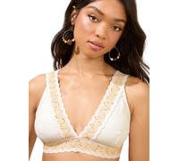 Lipsy Hauts de bikini jaune d'or / blanc, Taille 85