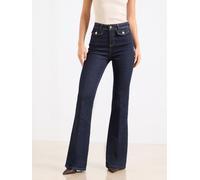 lipsy Jean Lipsy taille haute glamour à jambes évasées bleu FR 48 Regular (EU 46 R)