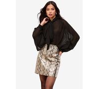 Lipsy Jupe crème / marron, Taille 44