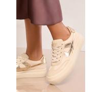 Lipsy Baskets basses crème / or, Taille 36