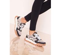Lipsy Lipsy Black Lace Up Chunky Runner Sports Trainers