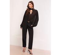 Lipsy Lipsy Black Premium Tailored Tapered Trousers