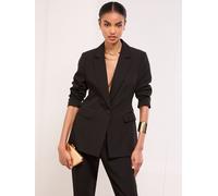Lipsy Lipsy Black Single Breasted Stab Stitch Blazer