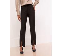 Lipsy Lipsy Black Zip Up Hem Tailored Tapered Trousers