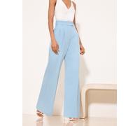 Lipsy Pantalon à pince bleu clair, Taille 40