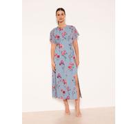 Lipsy Lipsy Blue Floral Petite Woven Midi Dress Blue Floral 46