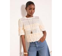 Lipsy Pull-over crème, Taille XXXL