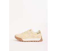 Lipsy Lipsy Butter Yellow Lace-Up Chunky Runner Sports Trainers