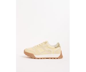 Lipsy Lipsy Butter Yellow Lace-Up Chunky Runner Sports Trainers