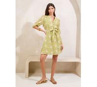 Lipsy Lipsy Green 3D Textured Mini Belted Shift Dress Green 6