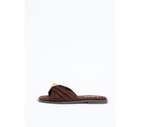 Lipsy Lipsy Hardware Trim Cross Strap Summer Slip-On Sandals