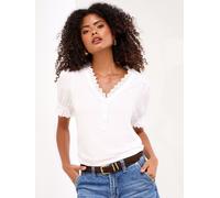 Lipsy Lipsy haut en jersey boutonné à col en V