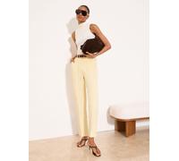 Lipsy Lipsy Lemon Yellow Tailored Tapered Trousers