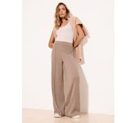 Lipsy Lipsy Light Brown Wide Leg Trousers