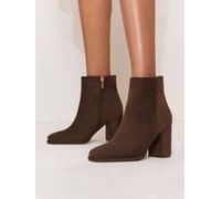 lipsy Lipsy Mid Block Heel Smart Ankle Boots Brun eu355