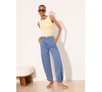 Lipsy Lipsy Mid Wash Blue Balloon Leg Jeans