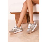 Lipsy Baskets basses or / taupe / blanc, Taille 40-40,5