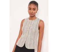 Lipsy Lipsy Monochrome Boucle Waistcoat