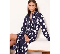 Lipsy Lipsy Navy Spot Shirt Midi Dress Navy EU 38 (UK 10)
