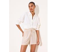 Lipsy Lipsy Neutral Touch of Linen Shorts Neutral EU 46 (UK 18)