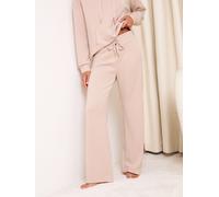 Lipsy Lipsy Nude Pink Soft Relaxed Wide Leg Joggers with Modal