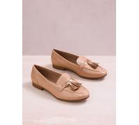 Lipsy Lipsy Nude Standard Fit Almond Toe Tassel Workwear Loafers Nude EU 39 (UK 6)