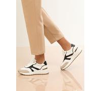 Lipsy Lipsy Off White Chunky Wedge Gold Heel Clip Sports Trainers