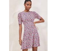 Lipsy Lipsy Pink Short Sleeve Underbust Mini Jersey Dress Pink EU 44 (UK 16)