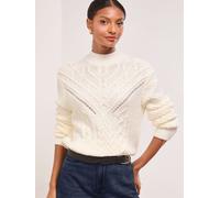 Lipsy Lipsy pull à manches longues en maille torsadée de laine