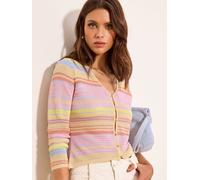 Lipsy Lipsy Rainbow V-Neck Cardigan