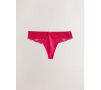 Lipsy Lipsy Red Thong Lace Knickers