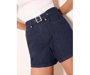 Lipsy Lipsy Rinse Blue Wash Denim Belted Shorts Rinse Blue Wash EU 40 (UK 12)