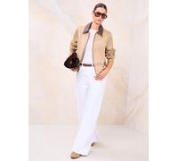 Lipsy Lipsy Sand Collared Barn Jacket