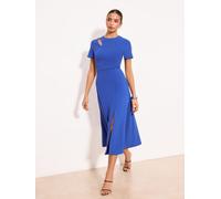 Lipsy Lipsy Slit Shoulder Bodycon Midi Dress Bleu cobalt 38