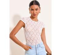 Lipsy T-shirt blanc, Taille L