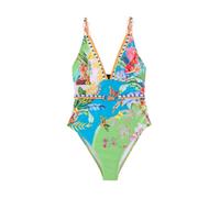 Lipsy Lipsy Multi Tropical Print Strappy Swimsuit