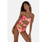 Lipsy Maillot de bain 'Starfish' or / pomme / rose / framboise, Taille XL
