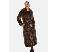 Lipsy Manteau mi-saison beige / marron, Taille XXXL