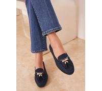 Lipsy Mocassins Lipsy Vêtements de travail à glands avec bout en amande marine EU 39 W (UK 6)