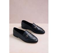 Lipsy Mocassins Lipsy Vêtements de travail en cuir à bout en amande Noir EU 37 (UK 4)