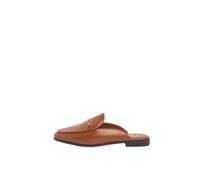 Lipsy Lipsy Tan Brown Faux Leather Snaffle Detail Slip On Mule Loafers Tan Brown EU 38 (UK 5)